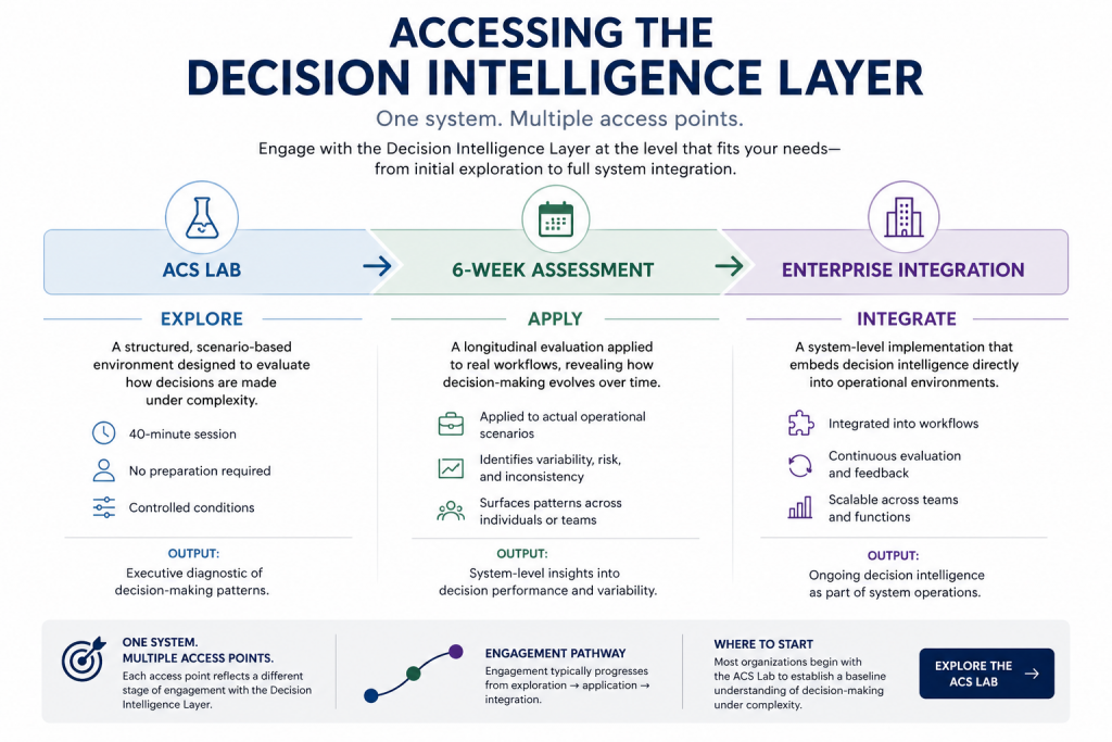 accessing the decision intelligence layer